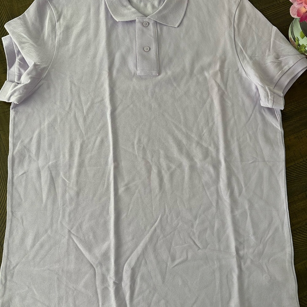 Hudson Jeans Purple Polo Shirt Short Sleeve